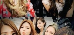 少女時代泰妍在SNS上公開與成員們的自拍照