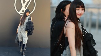 NewJeans' Hyein 在 Louis Vuitton S/S 2025 秀上以迷人魅力吸引眾人目光