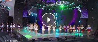 [視頻] 新女組合Red Velvet, SONAMOO, and April 一起與 Girls’ Generation現場演唱“Gee”