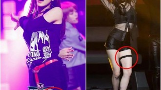 網友ptt發問韓團美腿上綁這條是甚麼？神人精闢分析女團為何要在大腿上綁帶