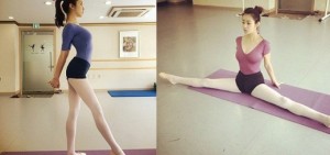 姜素拉練芭蕾雕塑好身材 長腿身型夢幻比例無敵