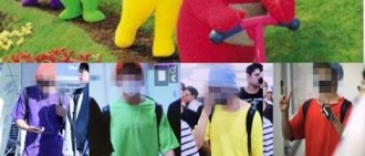 Fans認為BTS的Jungkook裝扮與“Teletubbies”十分相似及有趣