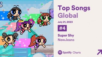 NewJeans新曲「Super Shy」在Spotify全球排名第4位！超越自身最高紀錄