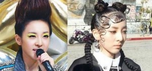 10個2NE1’s Sandara Park獨特的髮型