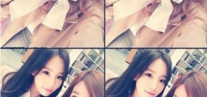 泰妍-Tiffany姐妹合照 「我們是蝴蝶結朋友」