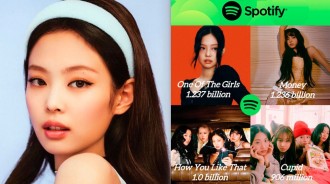 BLACKPINK的JENNIE成為Spotify上播放量最高的K-Pop女歌手