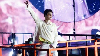 BTS防彈少年團智旻在拉斯維加斯演唱會美麗的瞬間，超級明星光環