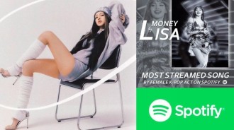 KPOP第一！LISA《Money》成Spotify史上播放最多的韓女歌手歌曲