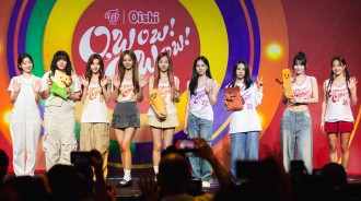 [TWICE出席「Oishi Snacktacular」記者會