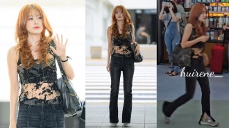 Red Velvet Seulgi在機場換鞋成為網上熱門話題