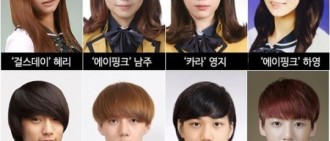 網民最近瘋傳的首爾藝術高中偶像畢業照片
