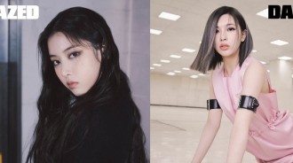 JYP的新人女子組合NMIXX金智羽&BAE畫報中提及了公司前輩TWICE與ITZY