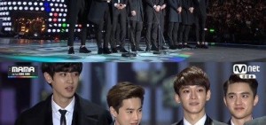 EXO抱走年度最佳歌手獎 Lay:很多人認為2014對EXO是黑色…