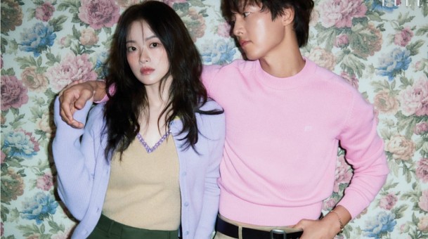 宋仲基與全余贇新《Elle》畫報展現情感化學反應 - SeoulSunday.com